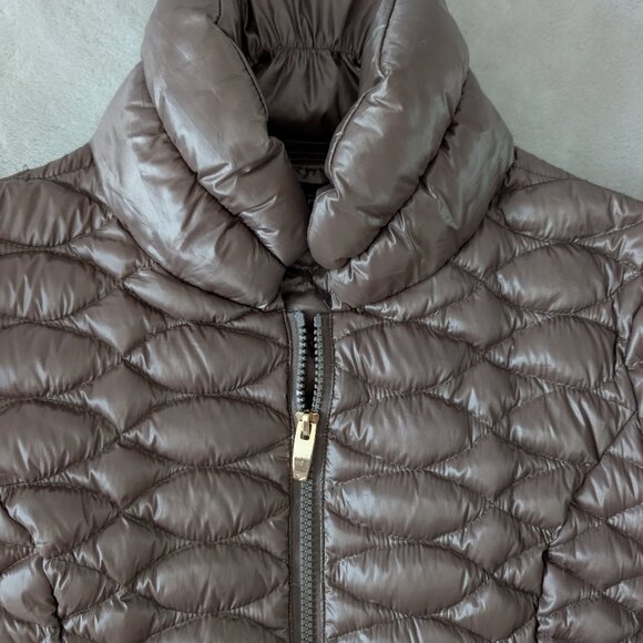 Nordstrom Via Spiga metallic puffer jacket - Picture 4 of 8